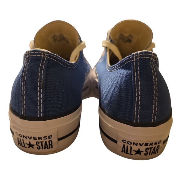 Converse, NIB, Low Top Converse, All Star, Lace Up, Women's Sz 9, Armour Blue/ W - Picture 3 of 6